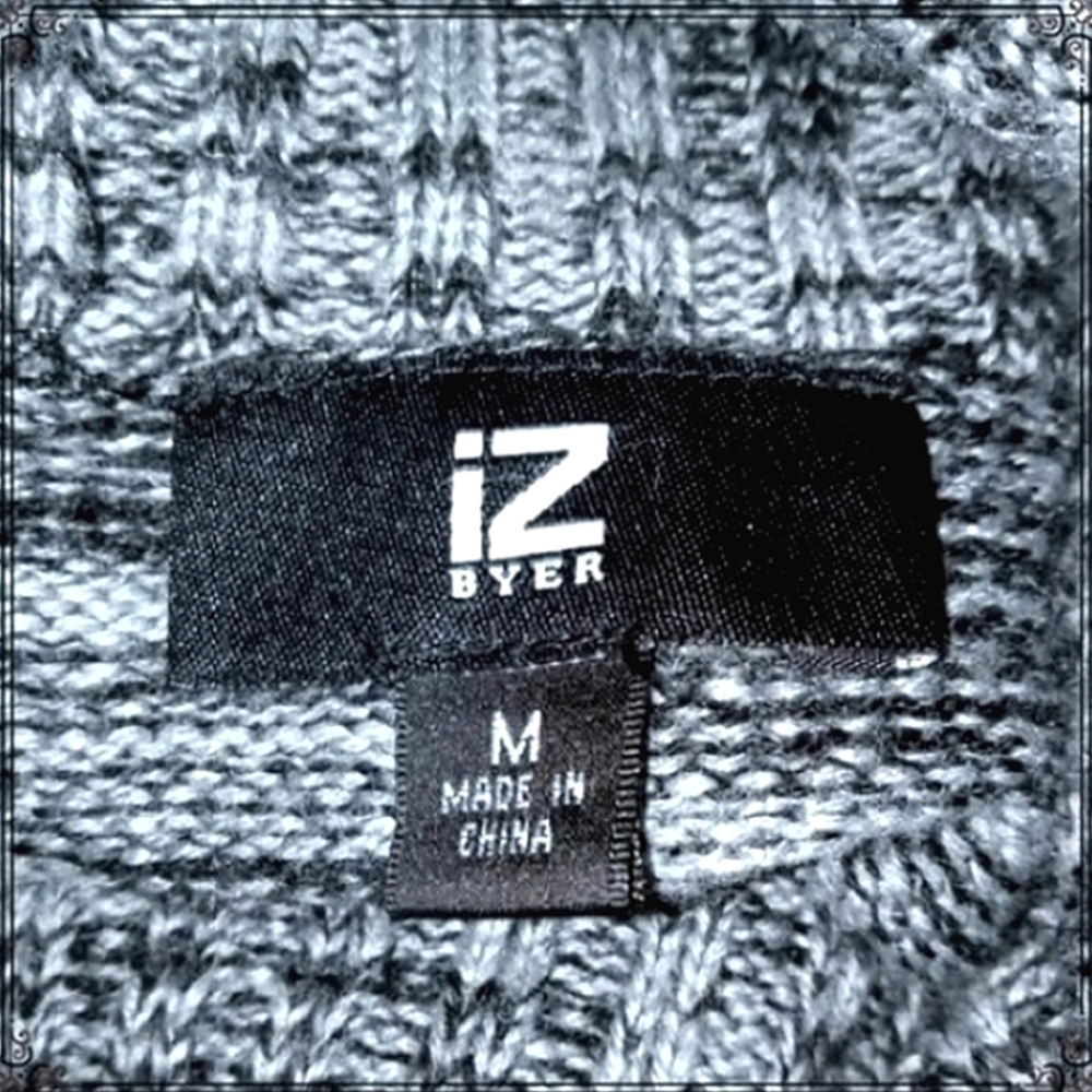 Iz Byer Drop Waist Color Block Turtleneck Sweater… - image 8